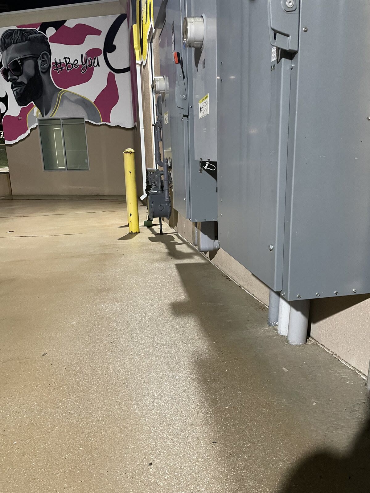Commercial walkway — after